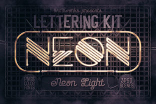 Exploring the Neon Light Lettering Kit: A Versatile Resource for Creative Designers