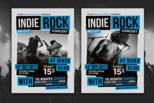 Indie Rock Music Concert Flyer