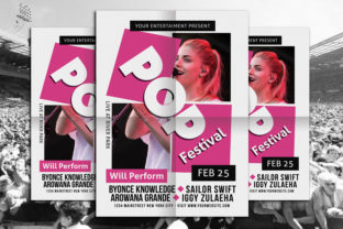 Pop Music Concert: Designing a Professional Print Layout for Event Promotion
