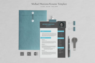 Resume Template 4 Pages Martono