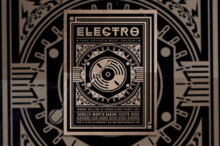 Vintage Electro Music Flyer