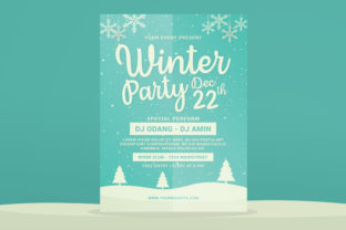 Winter Party Flyer: A Versatile Design for Modern Events