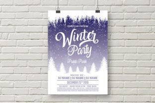 Winter Party Flyer Template: A Versatile Design Asset
